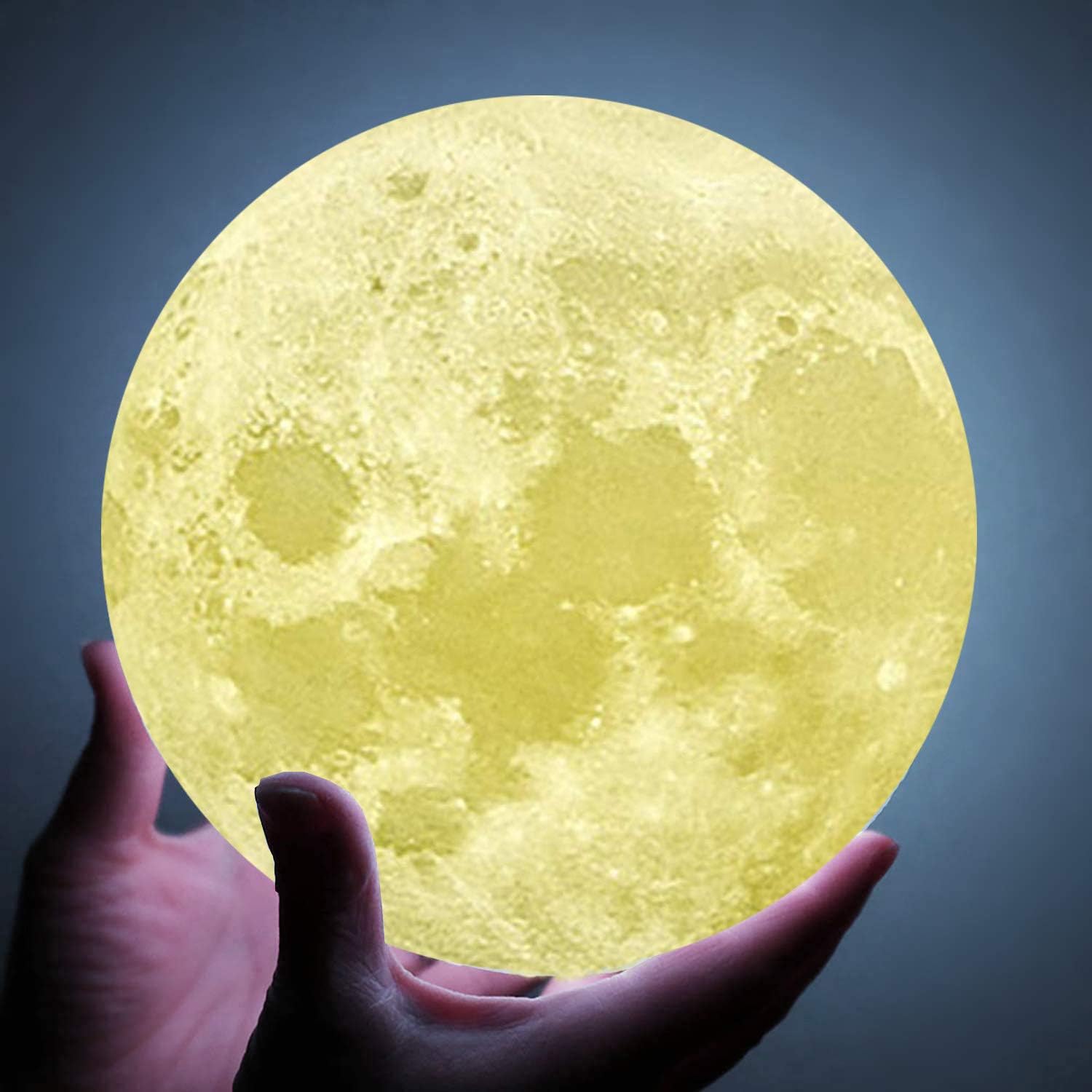 7 1inch moon lamp for bedrooms extra large 9 inch 10 inch and11inch 3d moon lamp with stand the moon light with led 16 colors touch control and