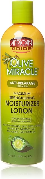 African Pride Olive Miracle Anti-Breakage Strengthening Lotion 355ml view 1