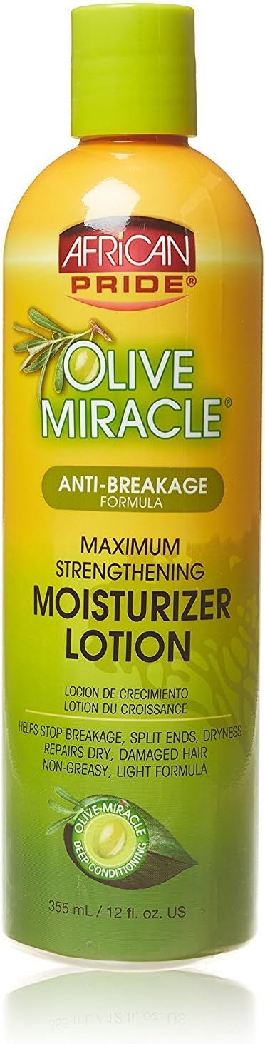 African Pride Olive Miracle Anti-Breakage Strengthening Lotion 355ml