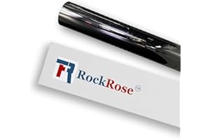 RockRose 5% Car Window Tint 20 in x 20FT 1PLY Carbon Charcoal Privacy Film Heat, UV, and IRR Block Tint for Cars or Home Adhesive Film Easy Shrink, Plotter Friendly Pro Grade