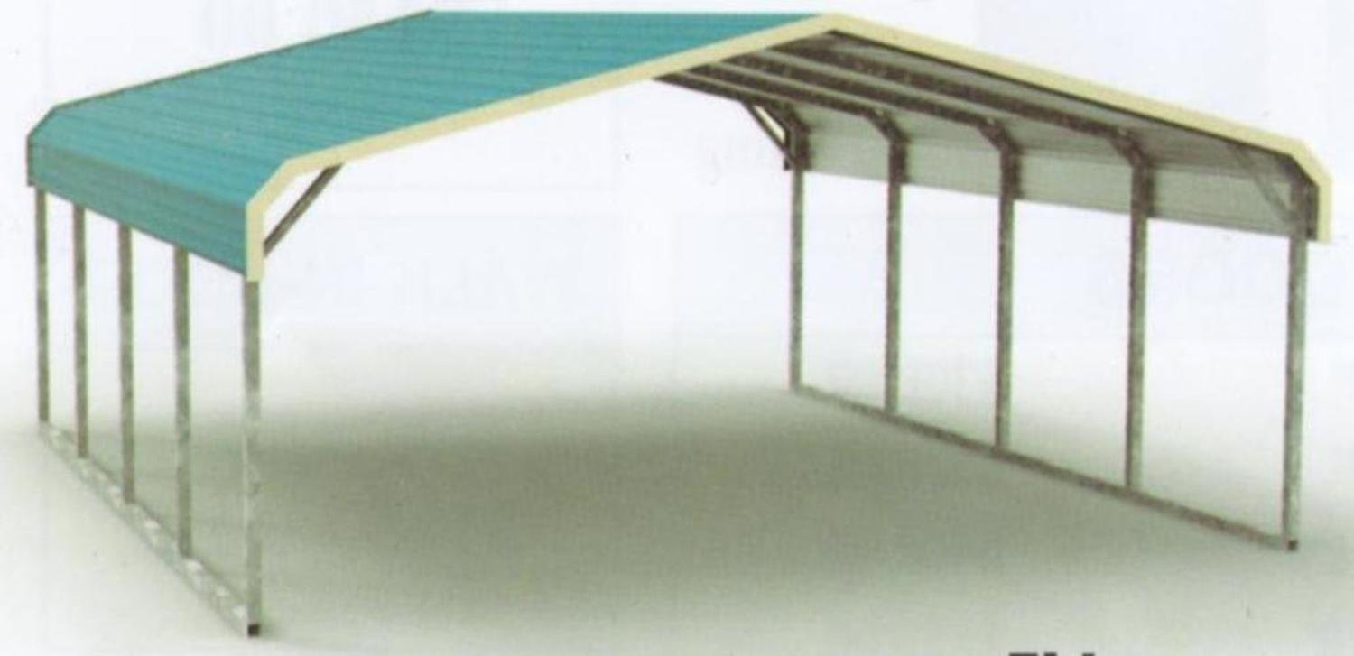 Amazon Com Regular Style All Steel Carport Cover 18 X 21 X 6