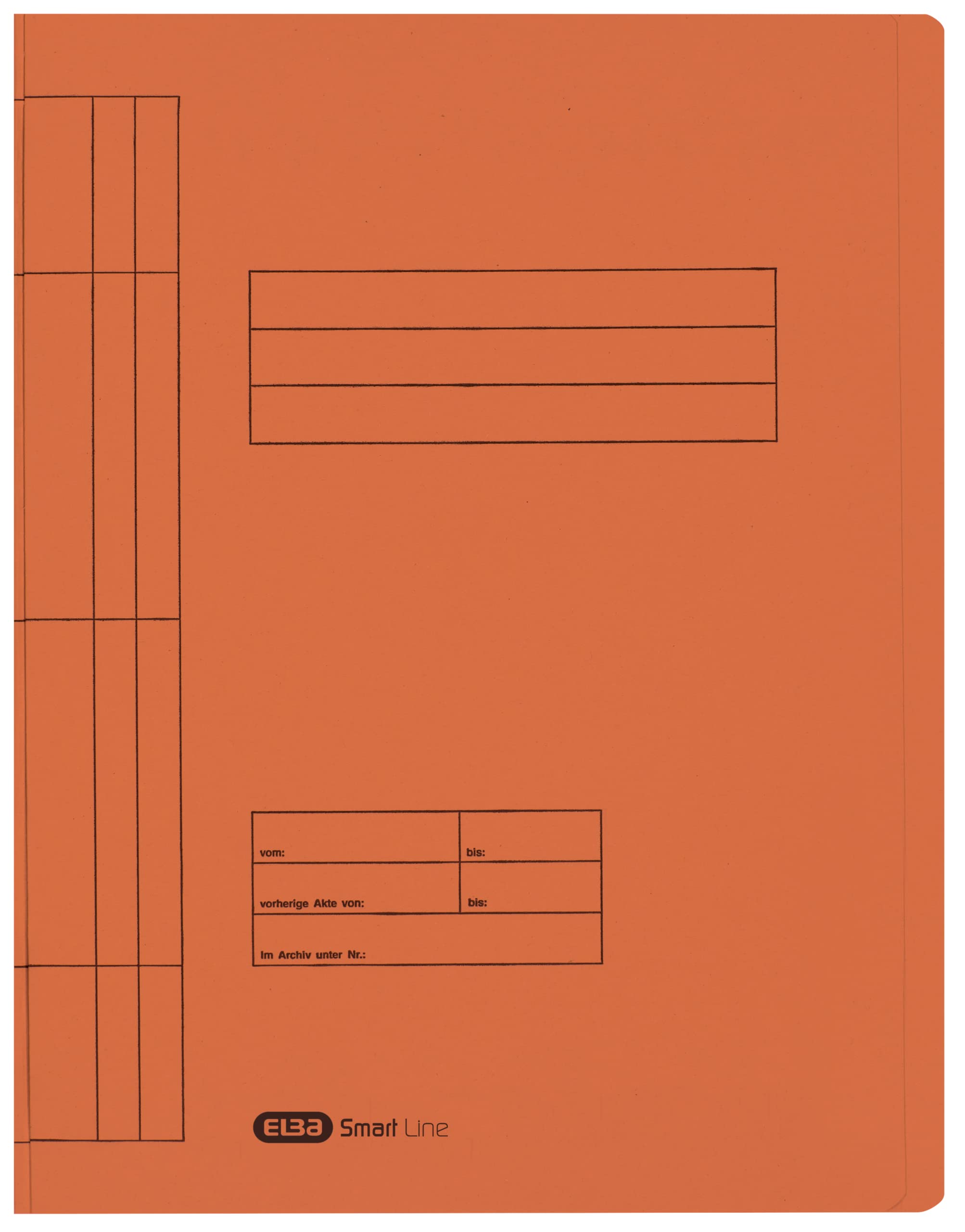 Elba 20451BL 250 g/sq. m Manila Cardboard for 200 DIN A4 Pages Set of 100 Blue Loose-Leaf Binder Orange