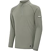 VANLENS FR Shirts for Men Flame Resistant Shirt CAT2 Quarter Zip Up Pullover 1/4 Zip 5.5oz Light Weight