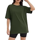 Gayhay Oversized Tshirts for Women - Spring Summer Tops Short Sleeve Tee Shirts Crew Neck Fashion Casual Workout Clothes 2026