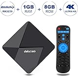 [New Series]DOLAMEE D5 Android TV Box RK3229 Quad-core CPU with 1G DDR3 RAM/8G ROM Kodi 16.1 Fully Loaded Support 4K Ultra HD H.265 DLNA Miracast Airplay Streaming Media Player