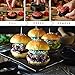 MiiKO Stuffed Burger Press with 20 Free Burger Patty Papers and Recipe E-Book - 3 in 1 Burger Press/Slider Press/Hamburger Maker