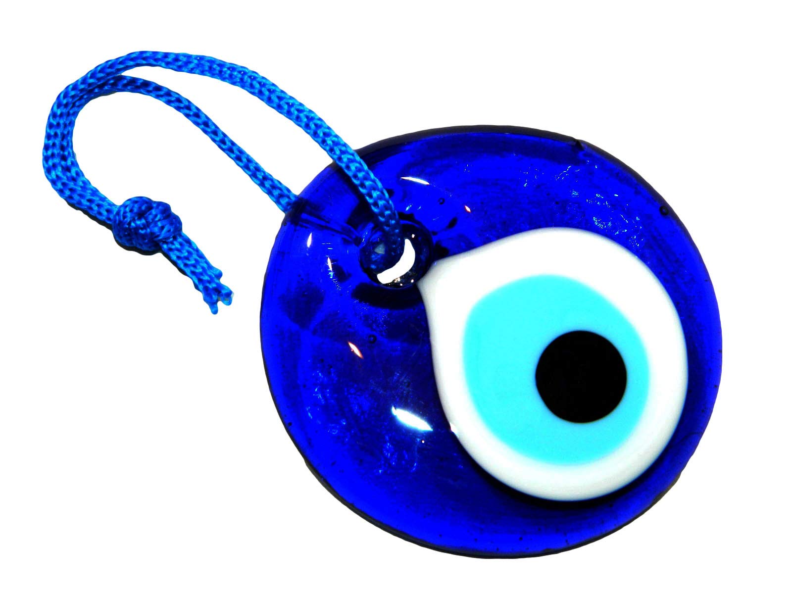 Jeannieparnell 639-5cm Lucky Evil Eye Nazar Boncuk Turkish Greek Glass Hanging Good Luck Protection