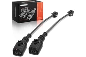 A-Premium Disc Brake Pad Wear Sensors Compatible with Volkswagen Jetta Golf Tiguan GTI Audi A3 TT Quattro S3 Front Driver and