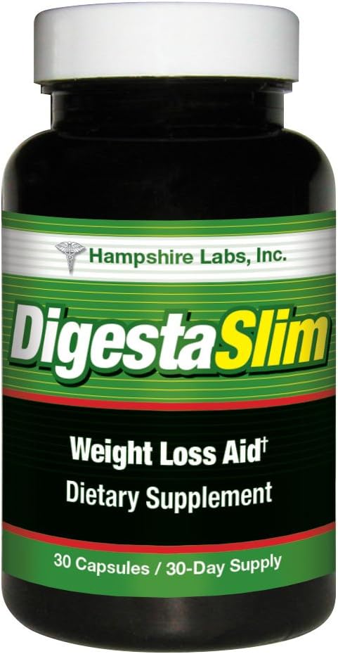DigestaSlim | Weight Loss Formula | Energy Booster | Increase Healthy Gut | Absorb Fewer Calories | Fat Burning | All Natural Herbal Dietary Supplement | 30 Day Supply