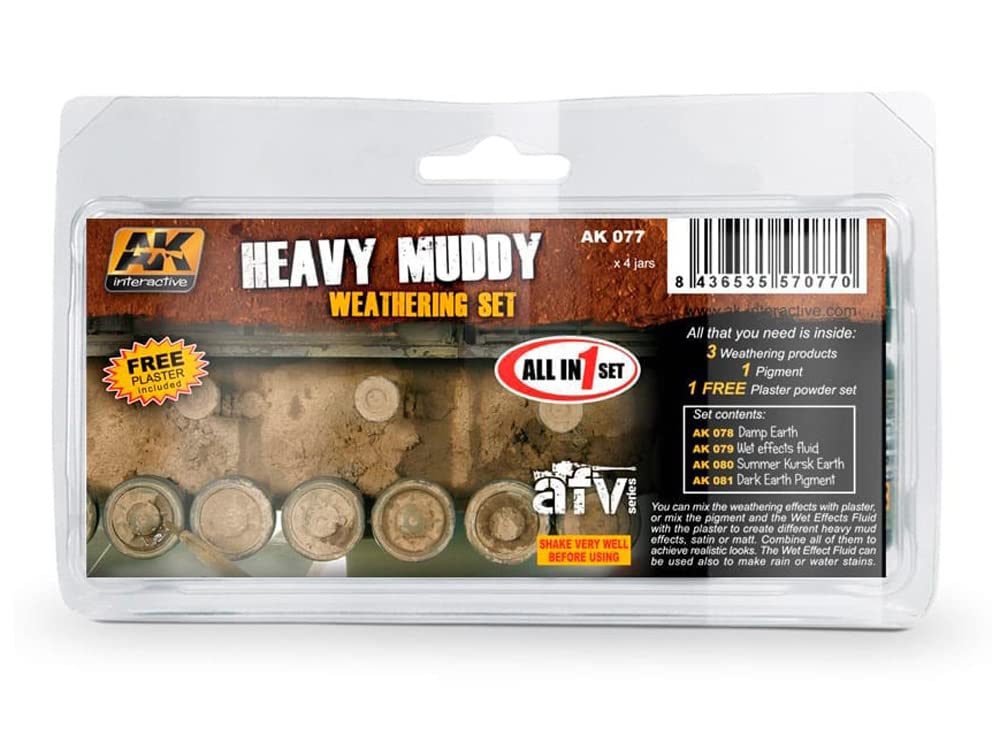 AK Interactive Heavy Muddy Set # 00077