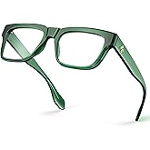 VISOONE TR90 Square Blue Light Blocking Glasses Fashion Computer Eyewear for Women and Men RANDI