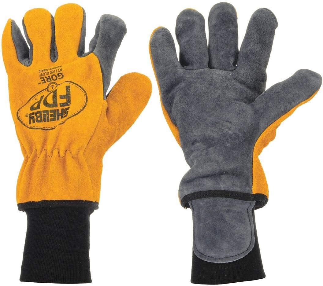 Firefighters Gloves, 2XL, Pigskin Lthr, PR