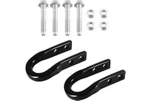 HIMARKLIF 2PCS Black Recovery Hooks Tow Hooks Accessories Compatible with Chevrolet GMC Replace#: 23253074 84052991