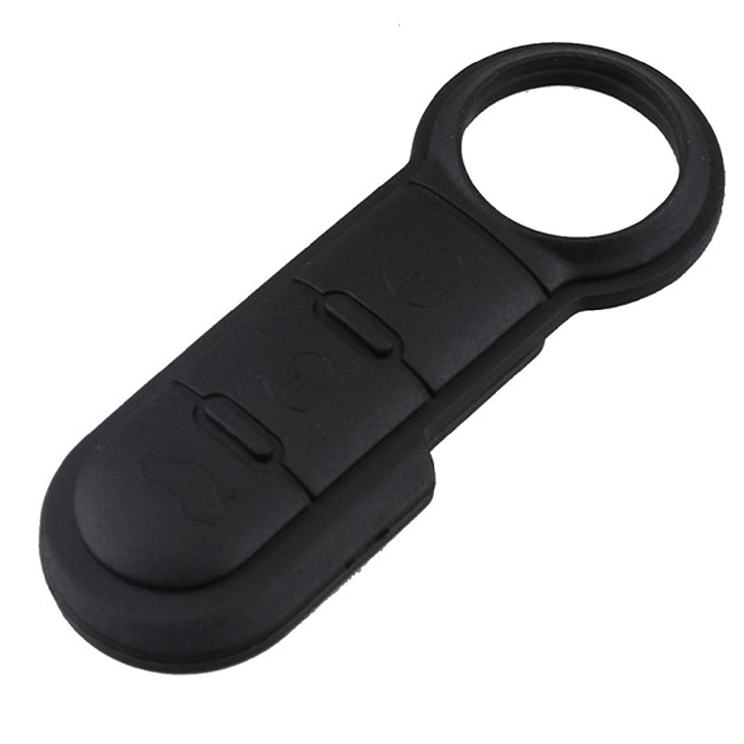 Replacement Rubber Rubber 3 Buttons Compatible with Fiat Punto – Stilo – Panda – 500 – 500L – Lancia Delta – Plastic Cover Keyring Accessories Spare Parts Shell Car Remote Control (Keys)