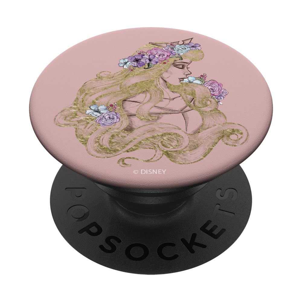 Disney Sleeping Beauty Colorful Illustration PopSockets Swappable PopGrip