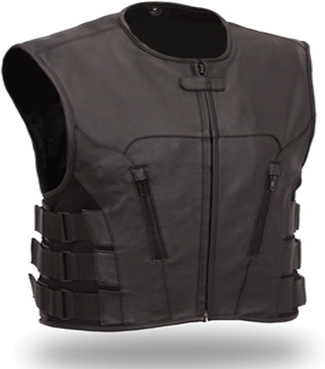 By Az New Style Leather Motorcycle Waist Coat For Men/Women In All Custom Size's with Premium Quality