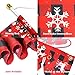 Party club Merry Christmas Decorations Banner, Christmas Porch Sign Red Black Buffalo Check Hanging for Outdoor Indoor Front Door Wall Xmas Porch Decor