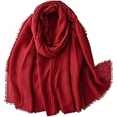 Pemilosci Soft Scarf for Women Girls Boho Large Lightweight Scarves Shawls Wraps for Four Seasons 70 x 35 inches