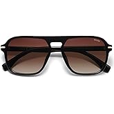 SOJOS Retro Aviator Polarized Sunglasses for Men Women Trendy Vintage Square Pilot Mens Shades SJ2370