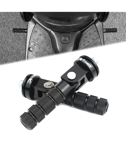 NCY Foot Rest (Gloss Black); Honda Ruckus, Foot Pegs - Amazon Canada