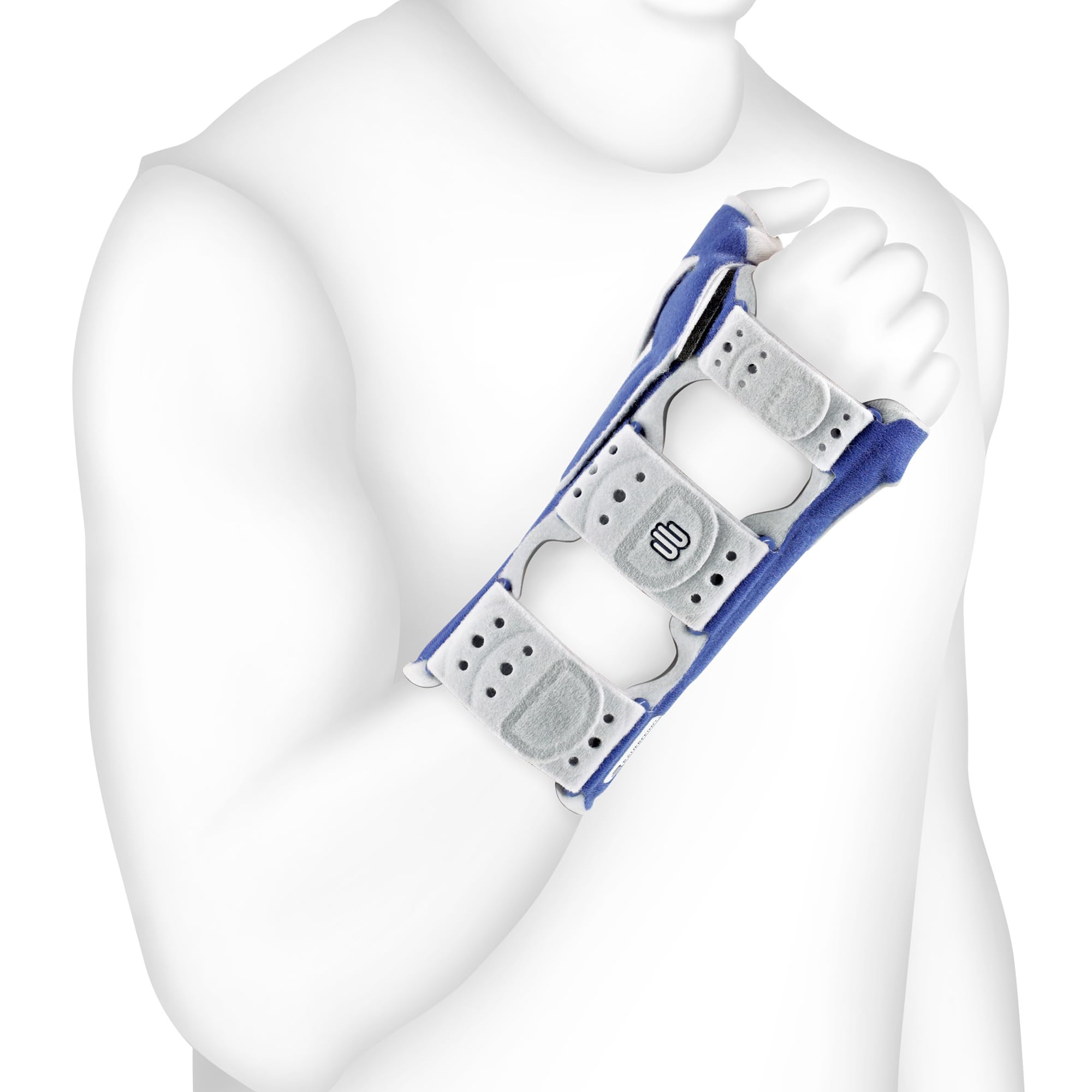 Bauerfeind Orth MANULOC Rhizo Stabilorth R Wrist Size 3 Titanium 240 g