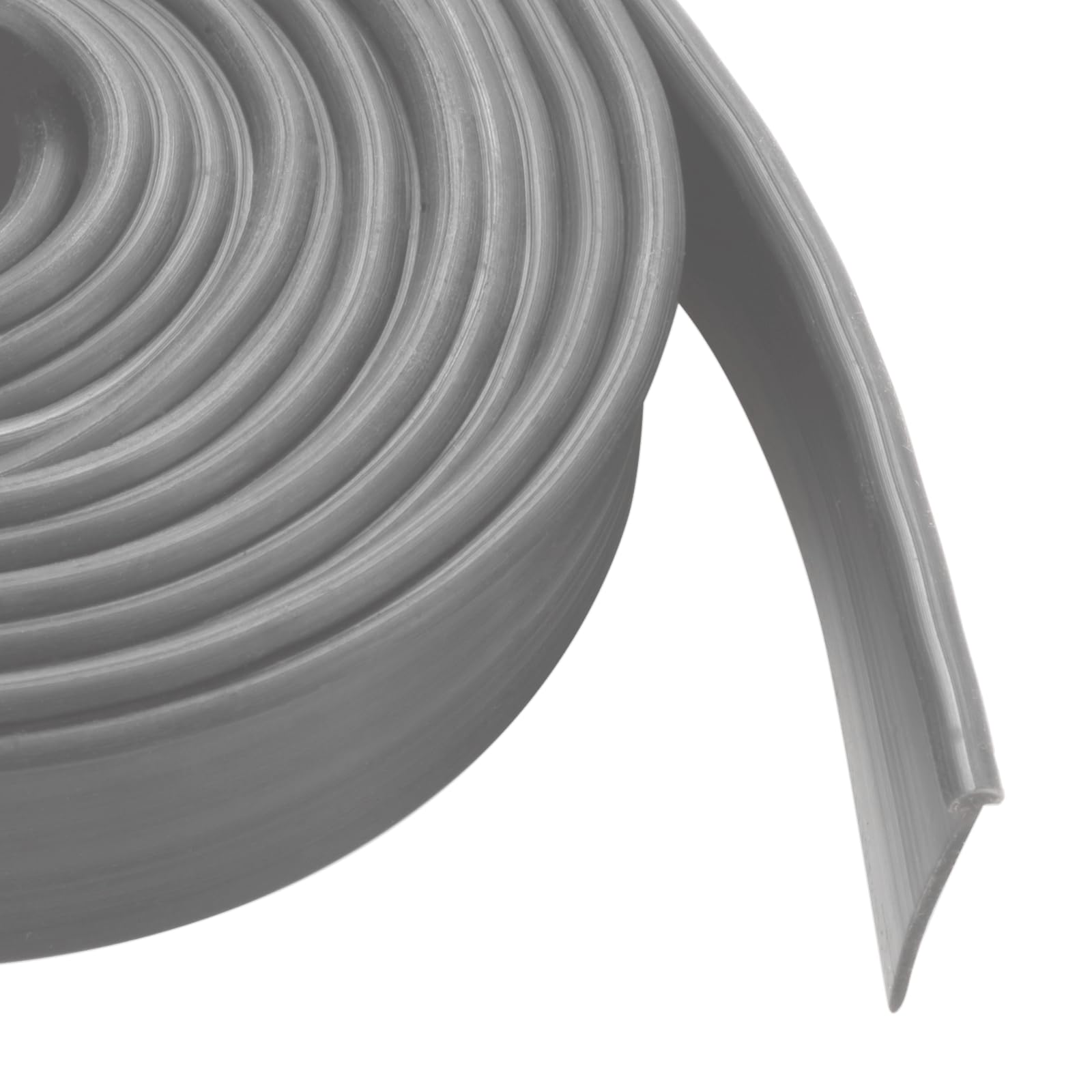 Photo 1 of Shower Door Bottom Seal Strip Replacement Shower Bottom Waterproof Door Rubber Sweep Trim Black Seal for Home Bathroom Shower, 108 Inch (Grey)