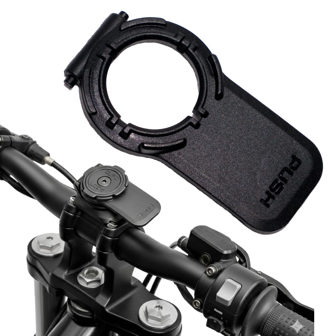 Black Lever Compatible with QuadLock Supports - Tab Replacement for Motorcycle Mount, Phone Mount & Bike Mount – Quad Lock Universal Adaptor Black Lever