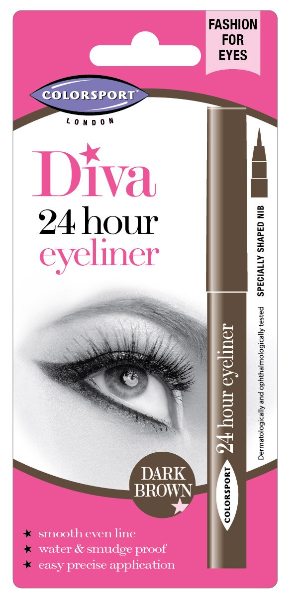 Colorsport DIVA 24 Hour Eyeliner Dark Brown