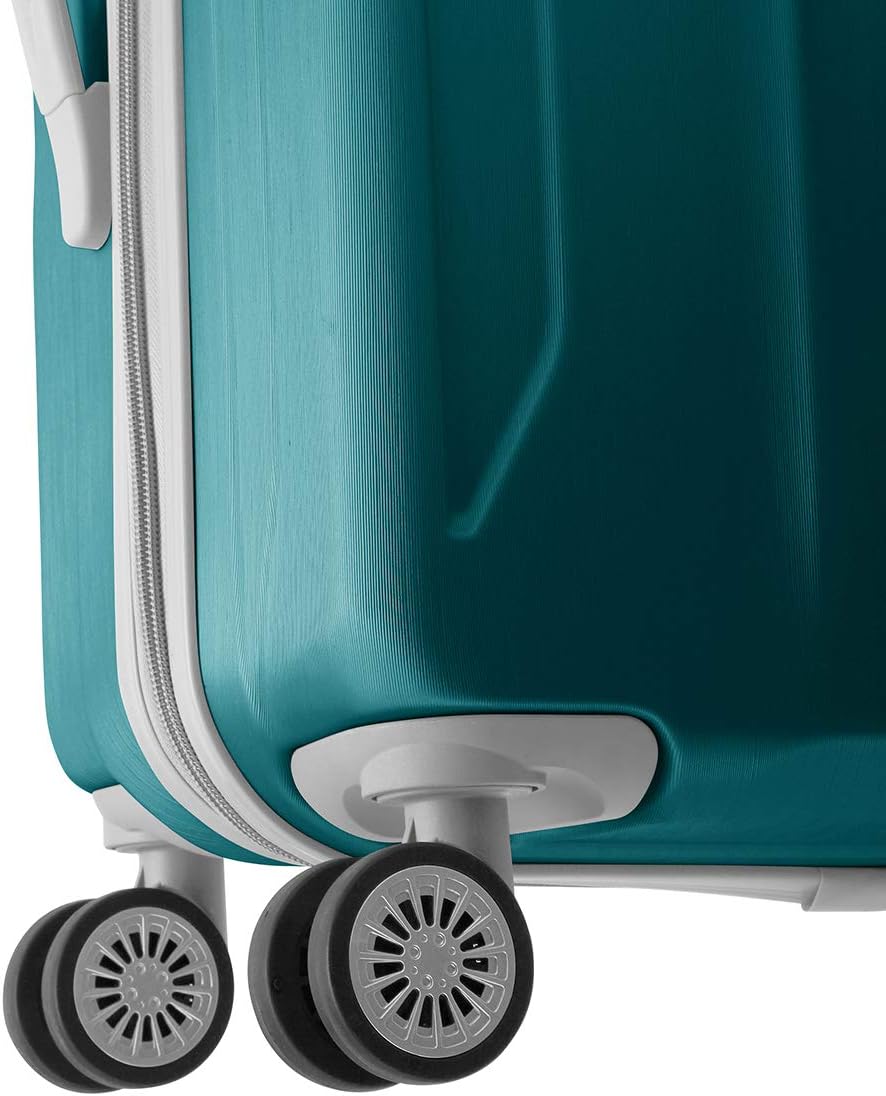 R Roncato Trolley Cabina Bagaglio a Mano Ultraleggero Serie Flight, Ideale per Voli Low Cost 55cm, in ABS 100%, Colore Azzurro - Image 3