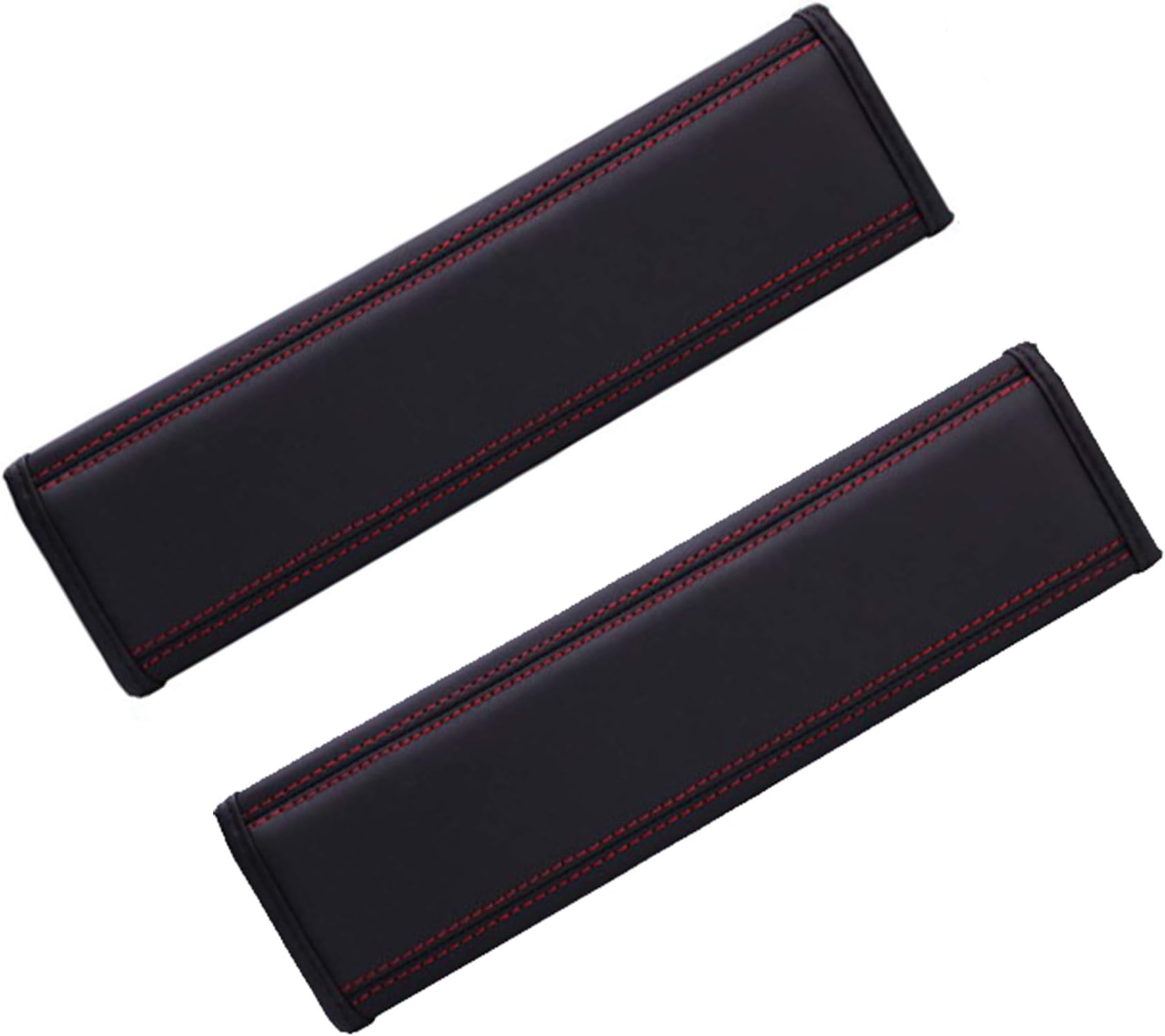 Joyce Lindberg Soft cowhide Car Seat Belt Pad Cover Black Set of 2