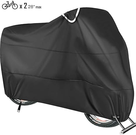 bike cover with lock holes