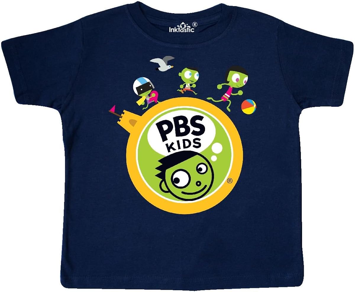 inktastic Dot, Del, and Dee Running Around PBS Kids Toddler T-Shirt - PBS Kids