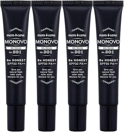 Amazon Monovo クリーム メンズ コンシーラー ファンデーション効果で青髭 テカリ 肌荒れ隠し Spf30 Pa 4本 80g Monovo クリーム 通販
