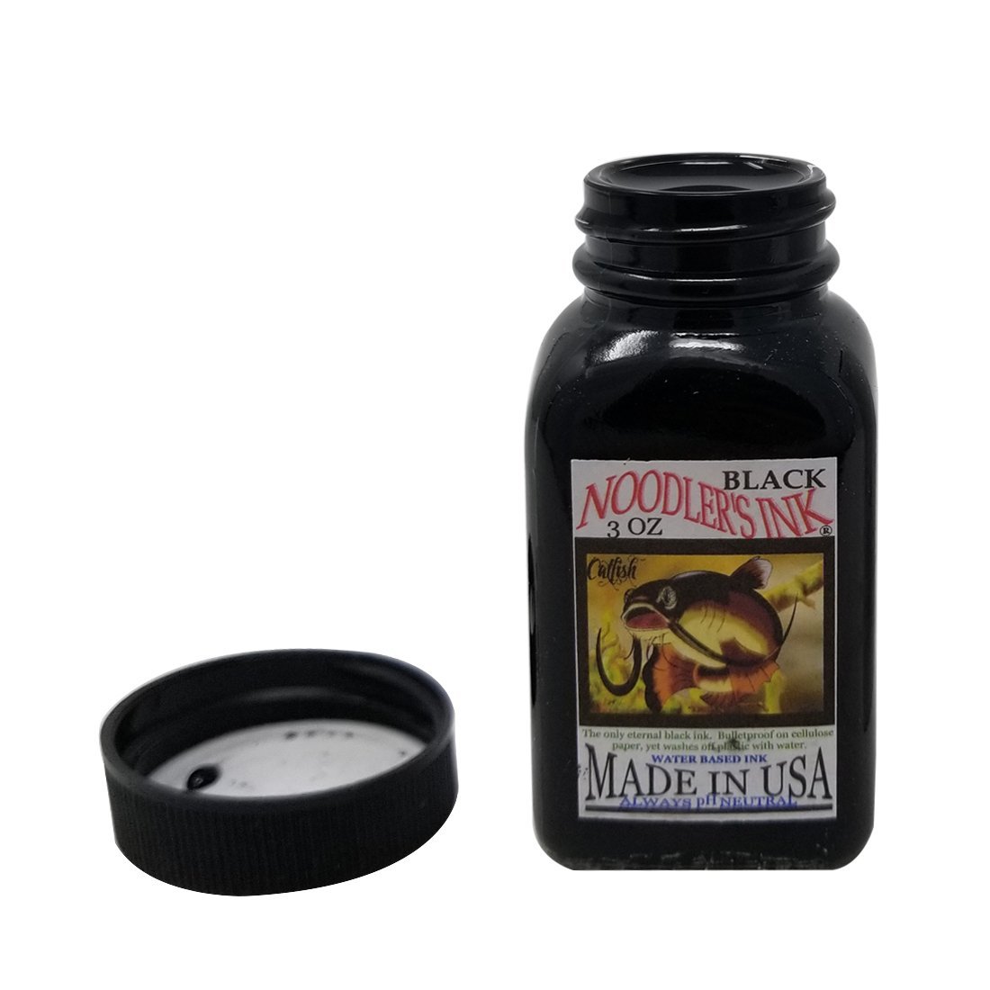 Noodler's Black Ink Refill, 88ml, Bottle, Dye-based, Black