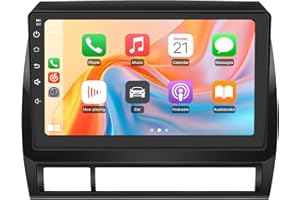J JUNSUN Car Radio for Toyota Tacoma 2005-2015 Built-in carplay Android Auto,9 inch Android 12 Car Stereo Head Unit 2G RAM 32G ROM with DSP WiFi GPS Navigation Bluetooth Steering Wheel Control