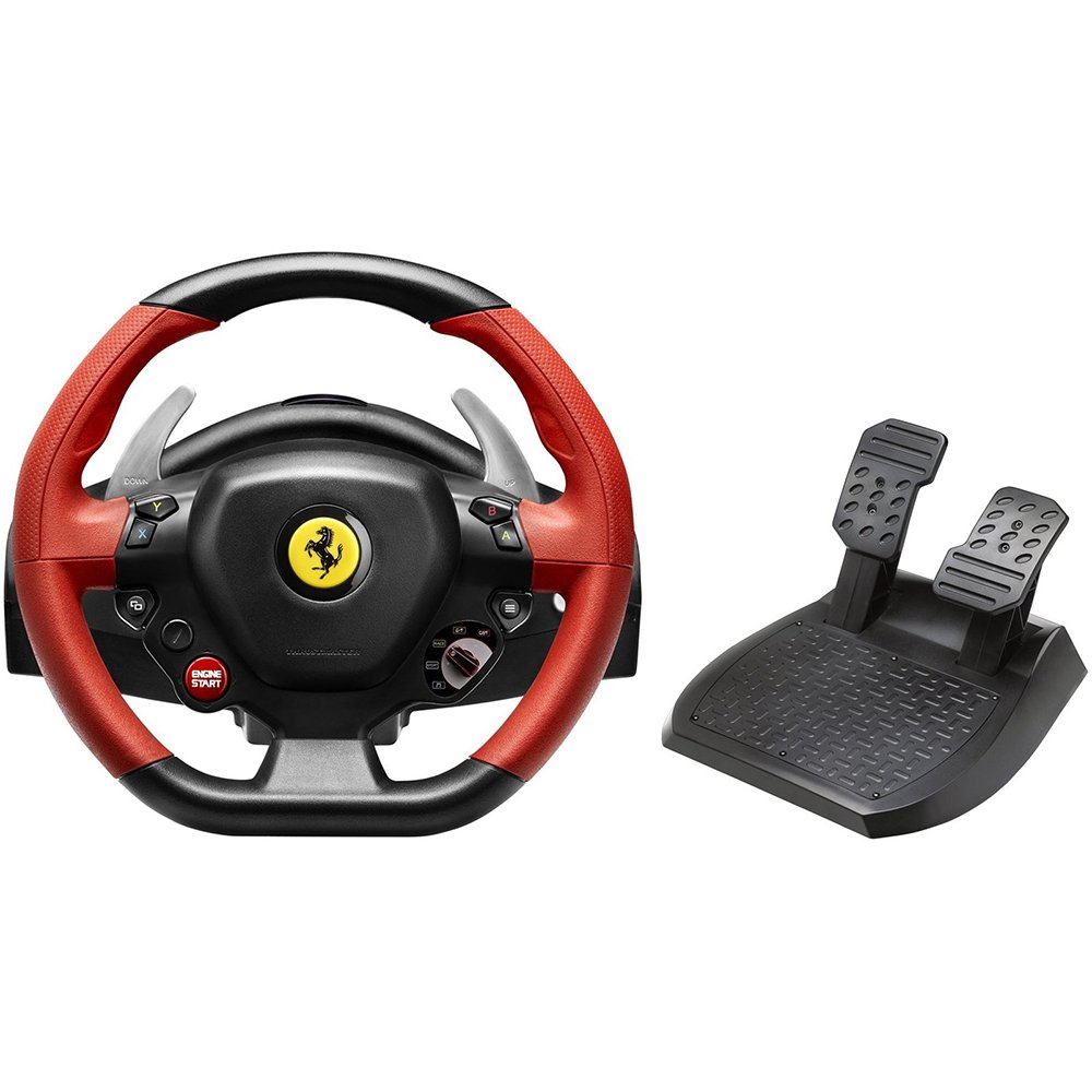 Xbox One Steering Wheel Controller Driving Pedals Racing Video Game 458