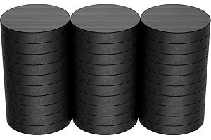 Keukenket Ceramic Industrial Magnets,30mm(1.18 inch)Round Disc Magnets for Crafts，Circle Ferrite Magnets for Refrigerator, Whiteboard,Offfice， Science Projects Pack of 30