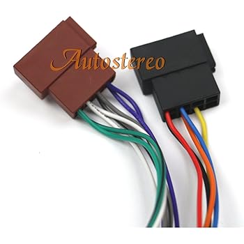 Amazon.com: Universal Auto Radio Adapter Kabel ISO Stecker ... 14 pin wiring harness boss 