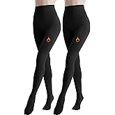 Viozocy Women's Opaque Fleece Lined Tights, Warm Winter Thermal Tights