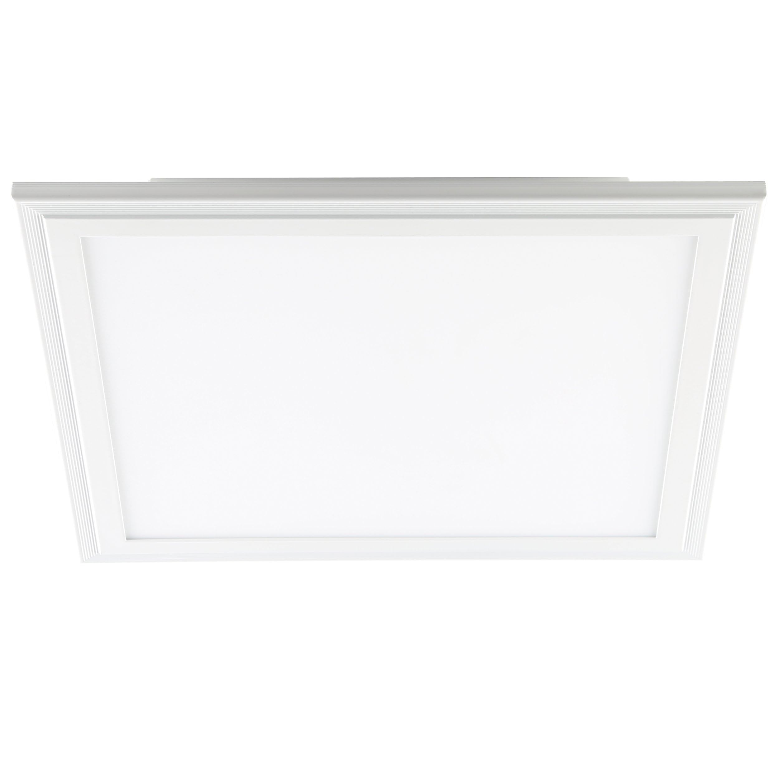 Eglo LED Ceiling Light Salobrena 1, Single-Flame Ceiling lamp, Material: Aluminium, Plastic, Colour: White, Dimensions: 30x30 cm, Neutral White