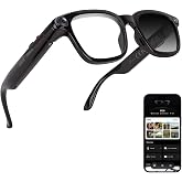 XOOMEER AI Smart Glasses with 8MP Camera, 4K Video Recording and Photo, Bluetooth 5.4 Audio Calls &amp; Music, AI Voice Assistan, AI Recording, Real Time Translation - for Life, Work and Vlog