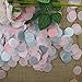 Mybbshower Pink Gray White Paper Confetti for Baby Girl Shower Birthday Table Decor 5000 Pieces