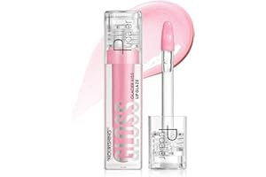 Pudaier Glossy Lip Stain, Excellent Recovery, Moisturizing Lip Care Tinted Lip Oil, Hydrating Plumping Lip Gloss Balm, Non-Sticky Long Lasting Light Texture LipGloss Oil for Dry Lip (09 Blush Bloom)