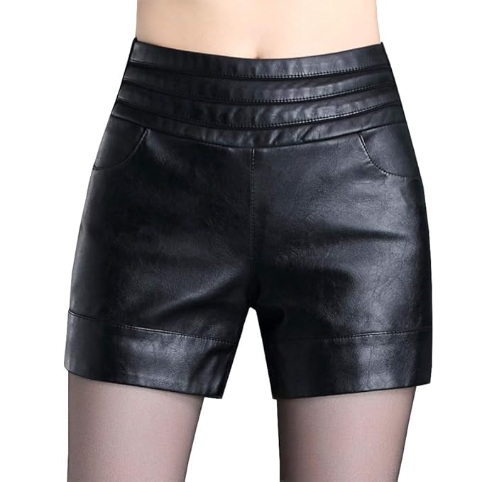 pantaloncini ecopelle