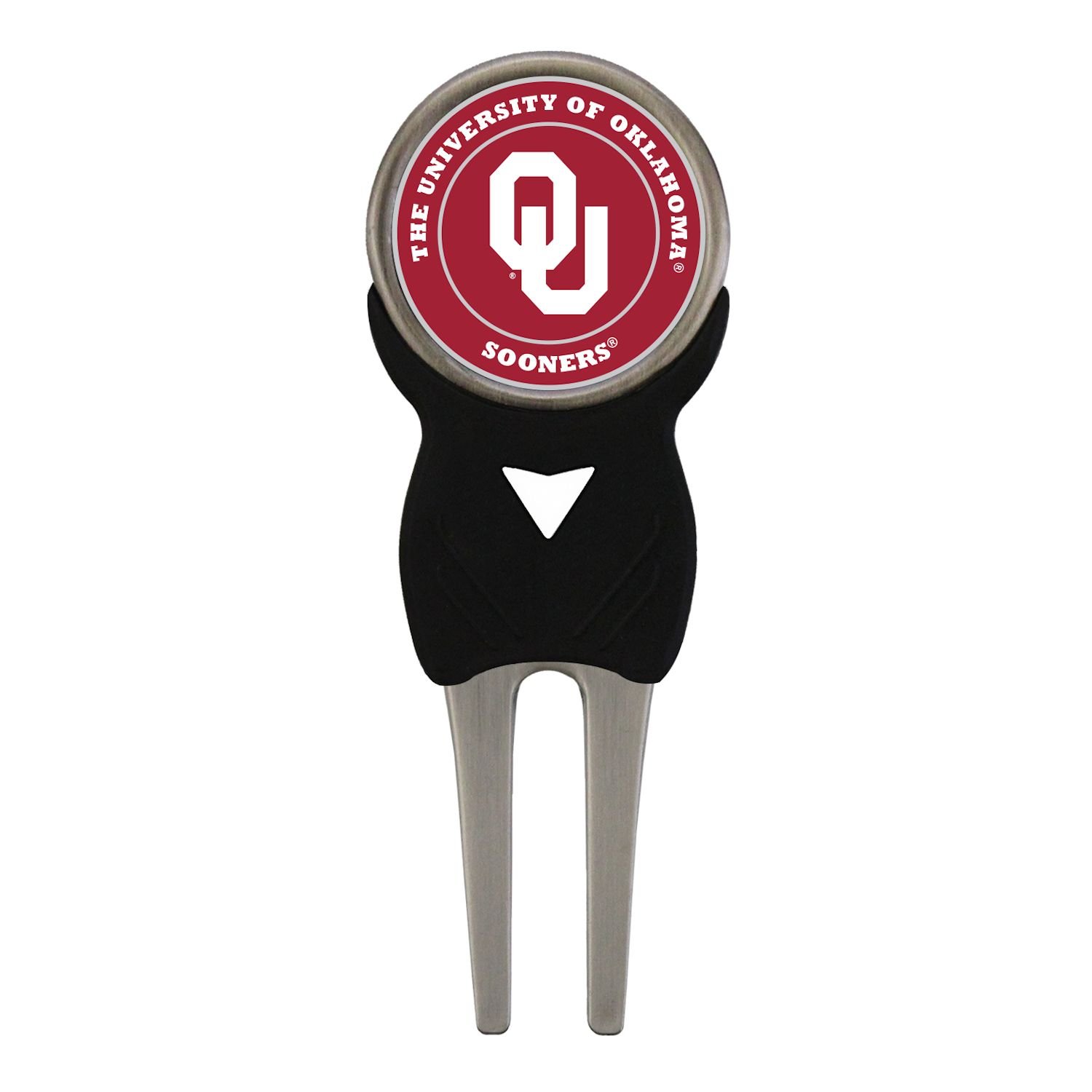 Oklahoma Sooners Golf Divot Tool with OU Golf Ball Marker