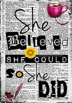 She Believed She Could So She Did - A Daily Gratitude Journal | Planner She Believed She Could So She Did - A Daily Gratitude Journal | Planner