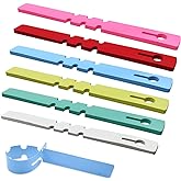 120 Pcs Plastic Plant Labels Wrap Around Hanging Tree Tags Waterproof Adjustable Nursery Garden Stakes Markers Reusable Flower Signs with Large Writing Surface Colorful Outdoor Plants Tags (6 Colors)