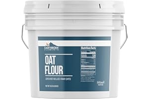 Earthborn Elements Oat Flour 2 Gallon Bucket, Gluten Free, Baking (9 Pound)