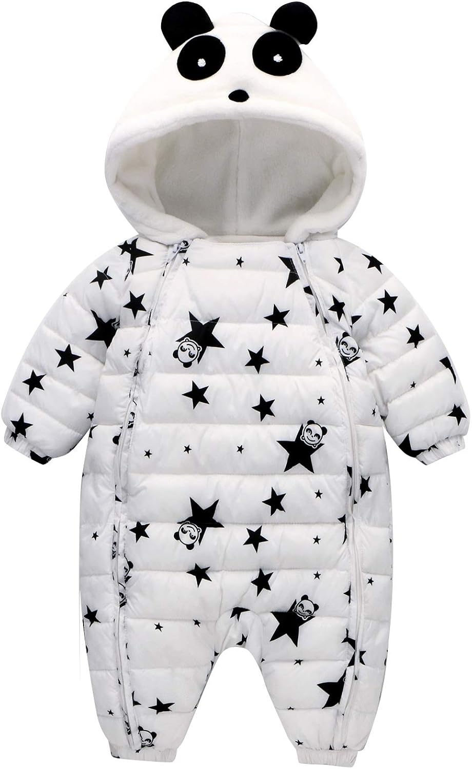 0 18 Mois Bebe Combinaison De Neige Hiver Vetement De Ski Fille Garcon Barboteuses Chaud A Capuche Grenouillere Manteau Manche Longue Enfant Jumpsuit Plein Air Imprime Mignons Happy Cherry Combinaisons De Neige Vetements