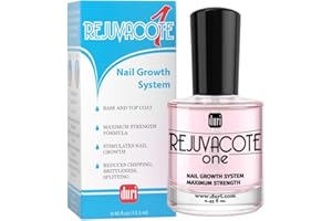 duri Rejuvacote 1 Original Maximum Strength Nail Growth System Base, Top Coat - Nails Hardening, Repair, Chipping, Strengthen, Breaking and Brittle Treatment, by Duri cosmetics (Pack of 1)